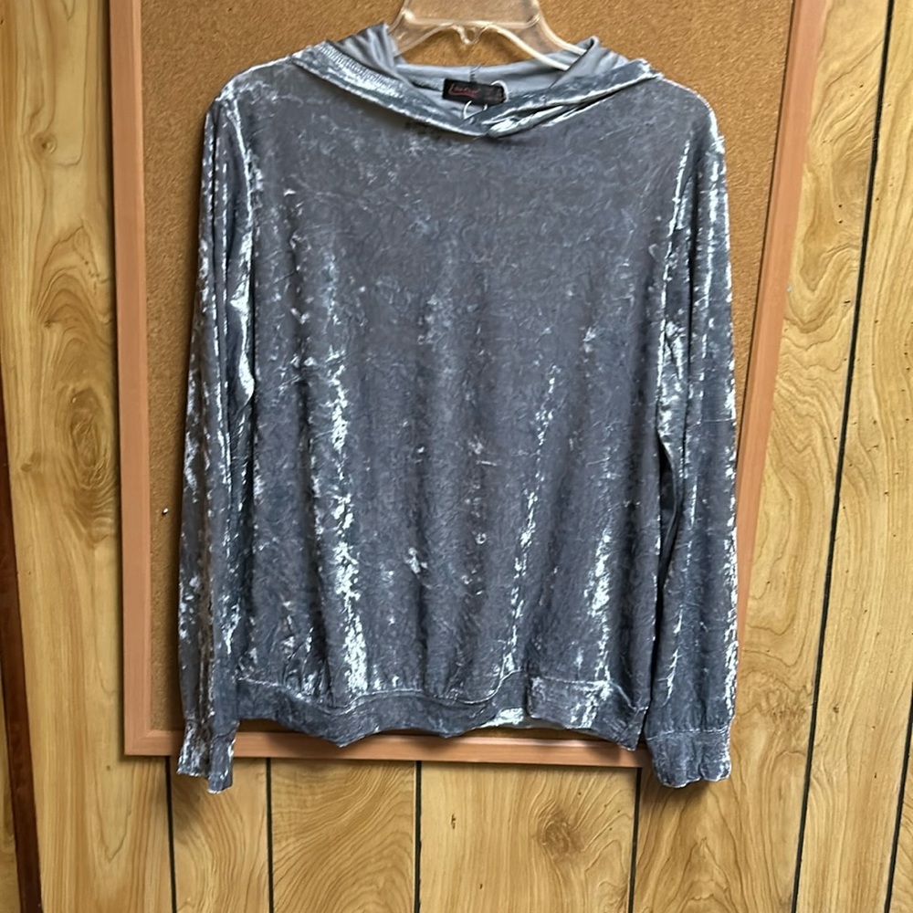 Lia Cher silver hoodie